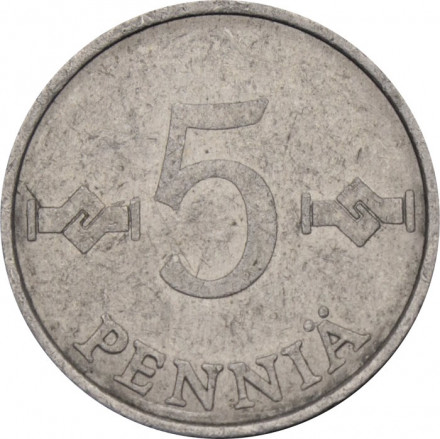 Финляндия 5 пенни 1978 год