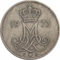 Дания 10 эре 1973 год - Королева Маргрете II