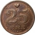 Дания 25 эре 1991 год - Королева Маргрете II