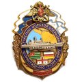 Знак Участнику морской операции по принуждению Грузии к миру август 2008.  БДК &quot;Ямал&quot;