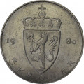 Норвегия 5 крон 1980 год