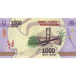 Мадагаскар 1000 ариари 2017 год - UNC