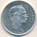 Дания 2 кроны 1888 год - 25-летие правления Кристиана IX