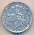 Франция 5 франков 1950 год (без отметки МД)