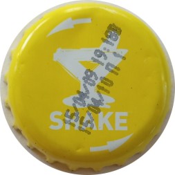 Пивная пробка Украина - Shake (желтый)