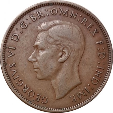 Великобритания 1 пенни 1940 год