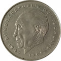 ФРГ 2 марки 1987 год (F) - Конрад Аденауэр, 20 лет Федеративной Республике (1949-1969)