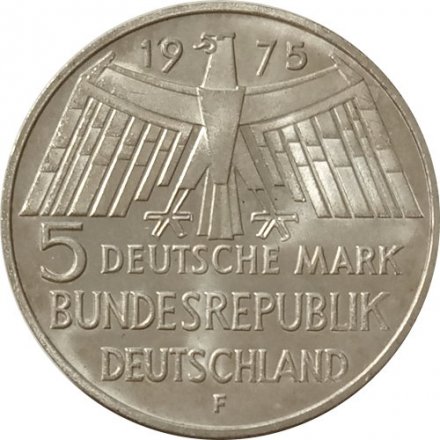 ФРГ 5 марок 1975 год - Европейский год охраны памятников (F)