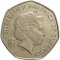 Гернси 50 пенсов 2012 год