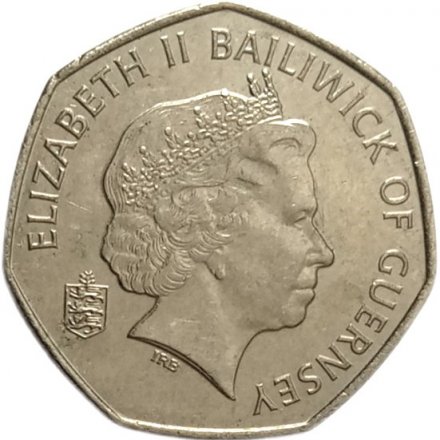 Гернси 50 пенсов 2012 год