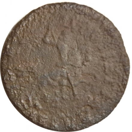 1 копейка 1714? год МД Пётр I (1699 - 1725) - F