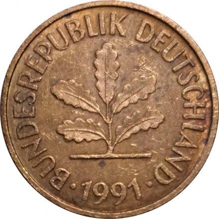 ФРГ 5 пфеннигов 1991 год (D)