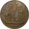 Исландия 1 крона 1965 год