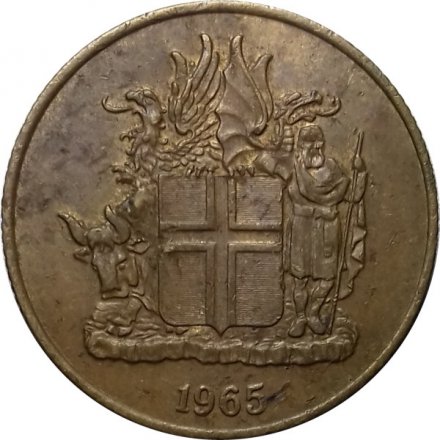 Исландия 1 крона 1965 год