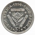 ЮАР 3 пенса 1956 год