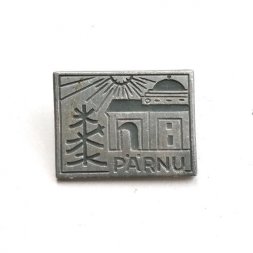 Значок Пярну. Pärnu. Эстония. Собор (тип 2)