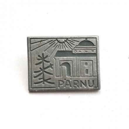 Значок Пярну. Pärnu. Эстония. Собор (тип 2)