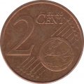 Греция 2 евроцента 2008 год - Корвет