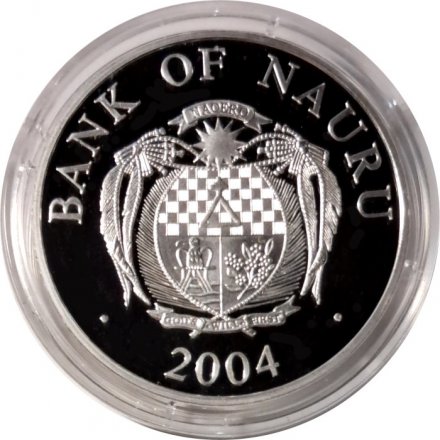 Науру 10 долларов 2004 год - Европейские памятники. Колизей