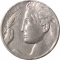 Италия 20 чентезимо 1922 год - Король Виктор Эммануил III
