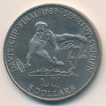 Ниуэ 5 долларов 1989 год - Кубок Дэвиса