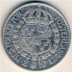Швеция 2 кроны 1922 год
