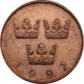 Швеция 50 эре 1992 год - Король Карл XVI Густав (D)