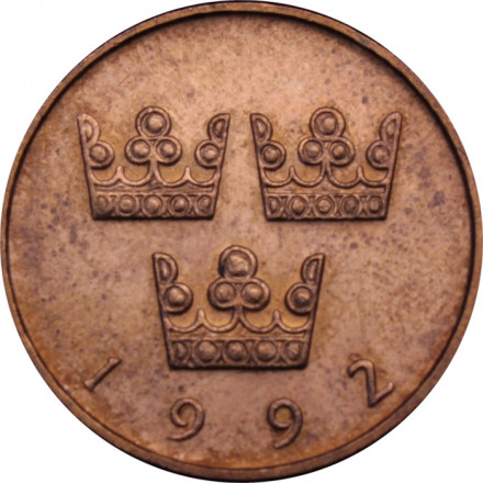 Швеция 50 эре 1992 год - Король Карл XVI Густав (D)