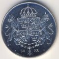 Швеция 50 крон 1976 год