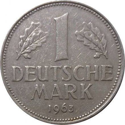 ФРГ 1 марка 1963 год (D)