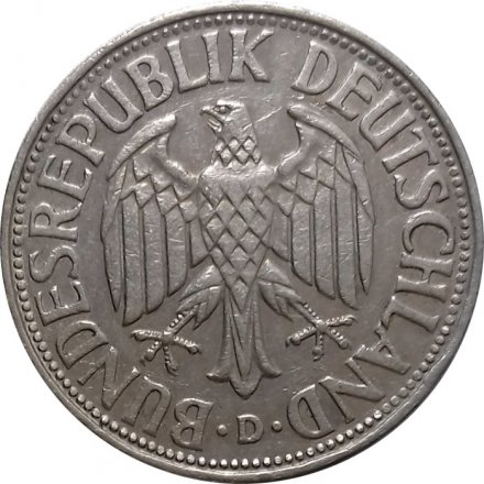 ФРГ 1 марка 1963 год (D)