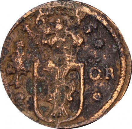 Швеция 1/4 эре 1635 год