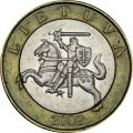Литва 2 лита 2002 год