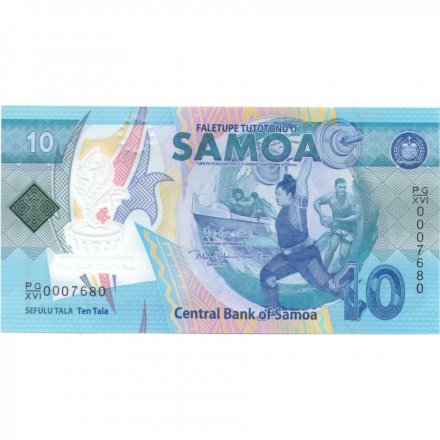 Самоа 10 тала 2019 год - XVI тихоокеанские игры UNC