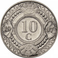 Антильские острова 10 центов 1997 год