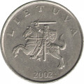 Литва 1 лит 2002 год