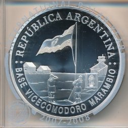 Аргентина 5 песо 2007 год