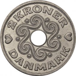 Дания 2 кроны 1999 год