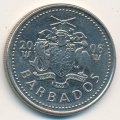 Барбадос 25 центов 2006 год