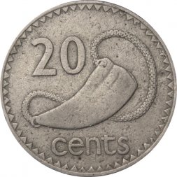 Фиджи 20 центов 1969 год