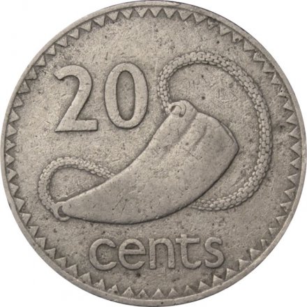 Фиджи 20 центов 1969 год