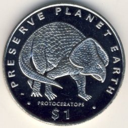 Либерия 1 доллар 1993 год