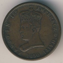 Гаити 6 1/4 сантимов 1850 год