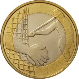 Финляндия 5 евро 2016 год - Спорт - Лёгкая атлетика