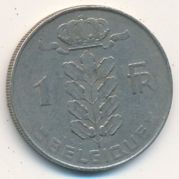 Бельгия 1 франк 1950 год BELGIQUE