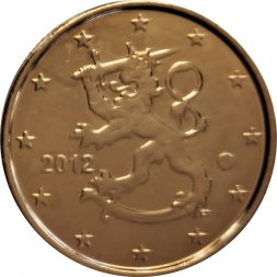 Финляндия 2 евроцента 2012 год