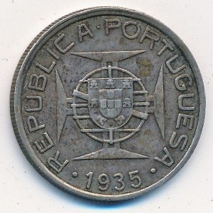 Мозамбик 5 эскудо 1935 год