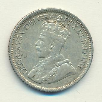 Канада 10 центов 1917 год