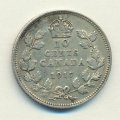 Канада 10 центов 1917 год