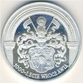 Польша 10 злотых 2000 год - 1000-летие Вроцлава (Бреслау)